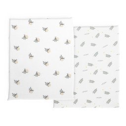 Draps housse 100% coton pour Chicco Next2Me  Lot de 2