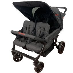 Poussette Familidoo 4 places Lidoo Star– Idéale assistante maternelle -Lilo Jumeaux