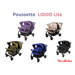 Poussette 4 places FAMILIDOO LIDOO LITE