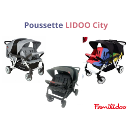 Poussette 4 places FAMILIDOO LIDOO CITY