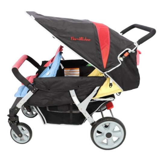 Poussette 4 places FAMILIDOO LIDOO STAR dispo en 3 couleurs