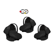 La coque auto Trippy est conçue pour offrir à votre nouveau-né une protection maximale dès la naissance, tout en garantissant une installation simple, rapide et sécurisée. Légère et ergonomique, elle se fixe en un clic sur la base Isofix Trippy, (ou se ceinture au véhicule) et sur la poussette compatible, pour des déplacements fluides et sans réveiller bébé. Sa forme enveloppante, son réducteur nouveau-né et son harnais 3 ou 5 points (selon version) assurent un maintien optimal, parfaitement adapté à la morphologie des tout-petits.&nbsp; Parce que les familles accueillant jumeaux, triplés ou fratries rapprochées ont besoin de solutions pratiques, la coque Trippy est disponible en plusieurs configurations : • Pack 3 coques : pensé pour les triplés ou les assistantes maternelles accueillant plusieurs nourrissons. ➜ Chaque bébé dispose de son siège-auto, sans nécessité de réajuster ou de réinstaller entre deux trajets. 3 Couvres-jambes offerts Ces packs permettent une organisation fluide et sécurisée, en évitant les manipulations répétées et en réduisant le temps d’installation dans la voiture. Existe aussi en pack jumeaux&nbsp; Notre avis Lilo Jumeaux sur la Coque Isofix Trippy La coque Trippy est idéale pour les premières sorties : légère, sûre et compatible avec la base Isofix. Elle simplifie vraiment le quotidien des parents de multiples en permettant une installation rapide… sans jamais laisser un bébé attendre trop longtemps.DIMENSIONS ET POIDS de la&nbsp;Coque Isofix TrippyUtilisable dès : 40 cm jusqu’à 87 cm ( de 0 à 13 Kg) Insert nouveau-né Couvre-jambes inclus Poids : 3,2 kg Utilisable dès : 40 cm jusqu’à 87 cm Matériaux : plastique, polyester, mousse hypoallergénique Cette coque est non seulement légère, mais elle est également fabriquée à partir de matériaux de haute qualité, garantissant une durabilité à long terme. 👉Pour découvrir davantage la poussette qui facilitera vos sorties en famille, n'hésitez pas à consulter la&nbsp;notice d’utilisation&nbsp;ou à visionner la&nbsp;démo du produit&nbsp;pour voir toutes ses fonctionnalités en action.La Coque Isofix Trippy est plus qu'un simple accessoire ; elle est une véritable alliée pour les familles avec des jumeaux ou des enfants d’âges rapprochés, apportant une touche de sérénité dans chaque trajet. En choisissant ce produit, vous optez pour la sécurité, le confort et le bonheur partagé.Lilo Jumeaux