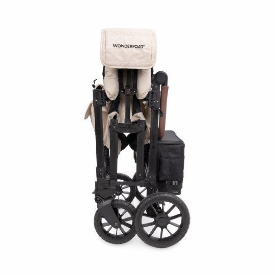 CHARIOT W4 LUXE PRO Beige WONDERFOLD idéal pour les ass' mat'