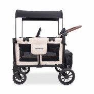 CHARIOT W4 LUXE PRO Beige WONDERFOLD idéal pour les ass' mat'