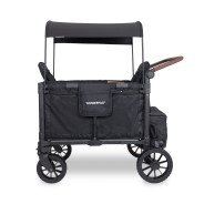 Chariot-Poussette W4 LuxePro Noir WonderFold idéal pour les ass' mat'