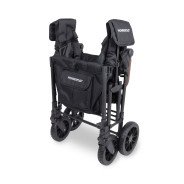 Chariot-Poussette W4 LuxePro Noir WonderFold idéal pour les ass' mat'