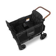 Chariot-Poussette W4 LuxePro Noir WonderFold idéal pour les ass' mat'