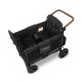 Chariot-Poussette W4 LuxePro Noir WonderFold idéal pour les ass' mat'
