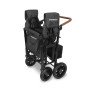 Chariot-Poussette W4 LuxePro Noir WonderFold idéal pour les ass' mat'