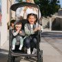 Chariot-Poussette W4 LuxePro Noir WonderFold idéal pour les ass' mat'