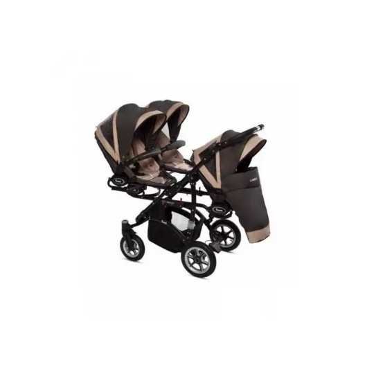 Poussette Triple Trippy Premium : Confort pour 3 Enfants