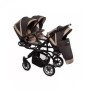 Poussette Triple Trippy Premium : Confort pour 3 Enfants