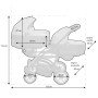 Poussette Triple Trippy Premium : Confort pour 3 Enfants