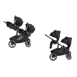 Pack Poussette Double Versiti JOIE + 2 coques I-Gemm 3