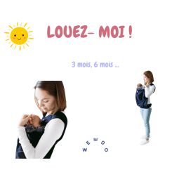 Location Porte bébé WEEGO simple