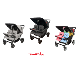 Poussette 4 places FAMILIDOO LIDOO STAR- 3 couleurs