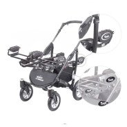 Location poussette triple Trippy  Idéale nounou & triplés