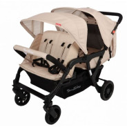 Poussette 4 places Familidoo Lidoo Lite pour nounou