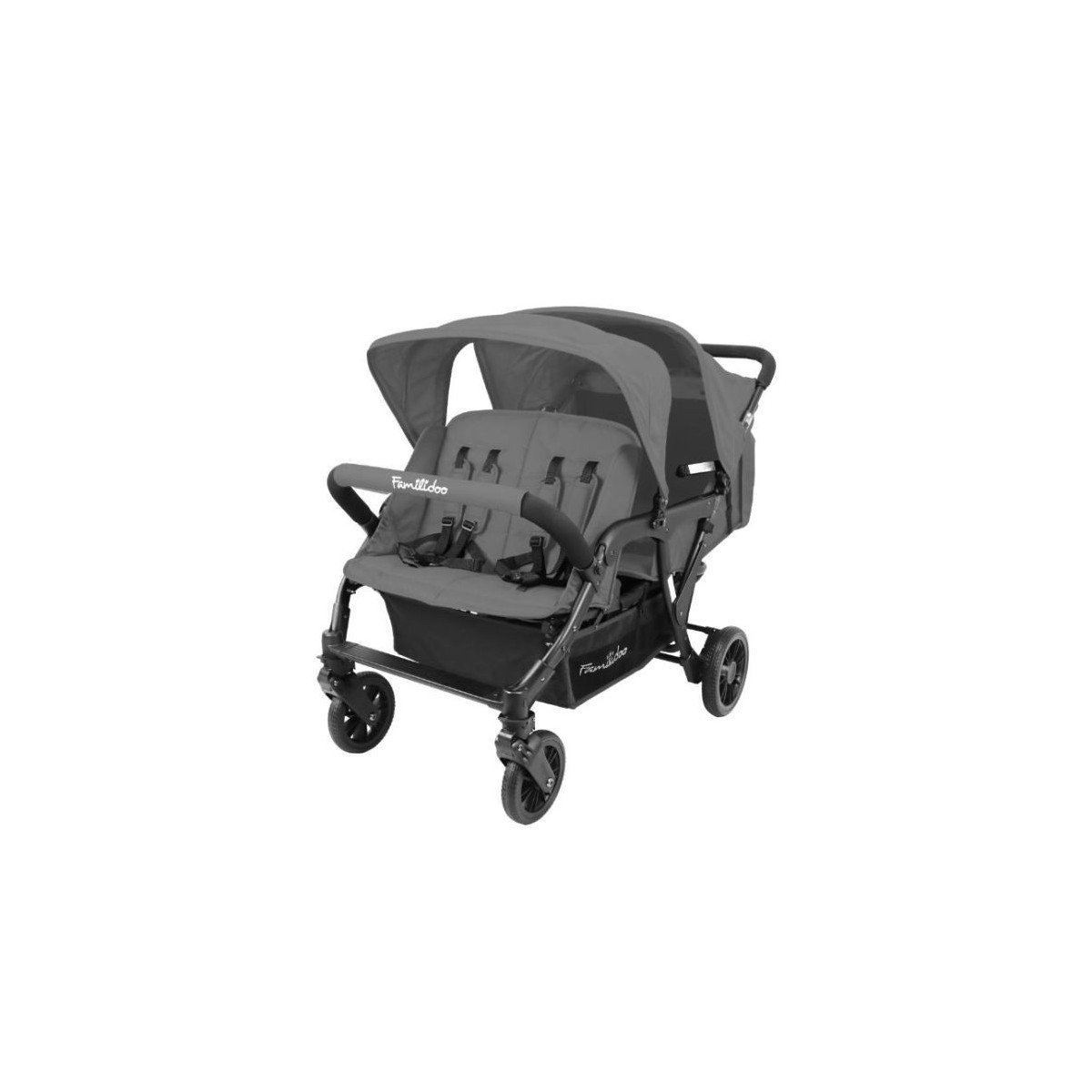 Poussette 4 places Familidoo Lidoo Lite : idéale pour nounou