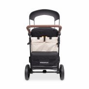 Chariot-Poussette W4 LuxePro Noir WonderFold idéal pour les ass' mat'