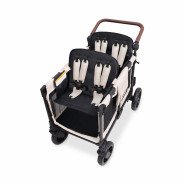Chariot-Poussette W4 LuxePro Noir WonderFold idéal pour les ass' mat'