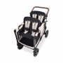 Chariot-Poussette W4 LuxePro Noir WonderFold idéal pour les ass' mat'