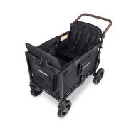 Chariot-Poussette W4 LuxePro Noir WonderFold idéal pour les ass' mat'