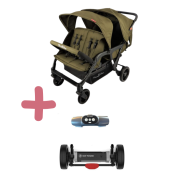 Pack Lidoo Lite Poussette Familidoo 4 places Lidoo Lite avec motorisation– Idéale assistante maternelle | Lilo Jumeaux