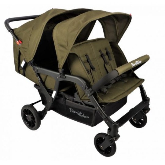 Pack Lidoo Lite Poussette Familidoo 4 places Lidoo Lite avec motorisation– Idéale assistante maternelle | Lilo Jumeaux