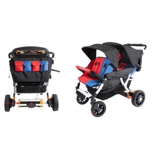 Pack Lidoo Lite Poussette Familidoo 4 places Lidoo Lite avec motorisation– Idéale assistante maternelle | Lilo Jumeaux