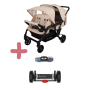 Pack Lidoo Lite Poussette Familidoo 4 places Lidoo Lite avec motorisation– Idéale assistante maternelle | Lilo Jumeaux
