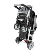 Poussette 3 places FAMILIDOO Ergondrive Noire: adoré des pros