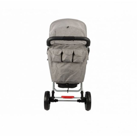Poussette 3 places FAMILIDOO Ergondrive Noire: adoré des pros