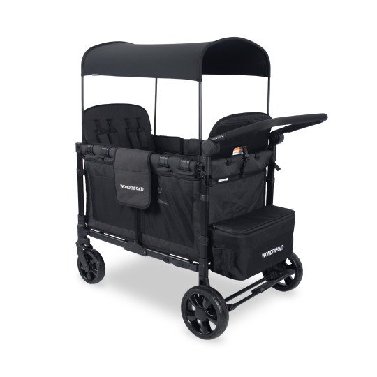 Poussette Wagon 4 Places Wonderfold W4 Elite Volcano Black