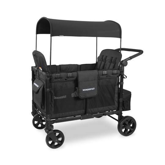 Poussette Wagon 4 Places Wonderfold W4 Elite Volcano Black