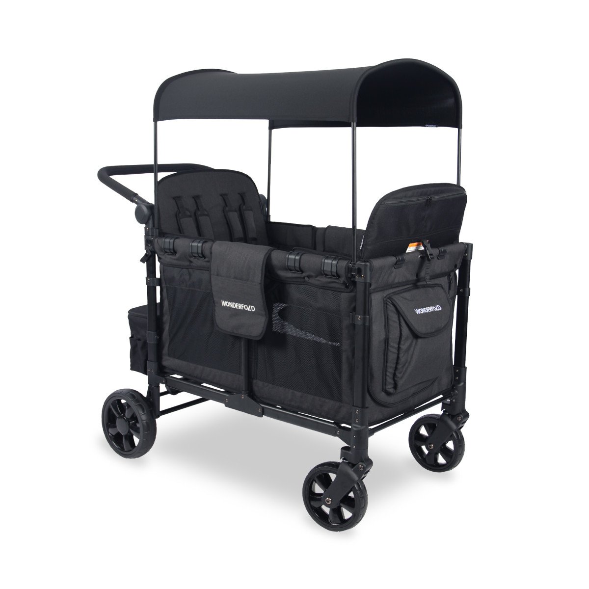 Poussette Wagon 4 Places Wonderfold W4 Elite Volcano Black