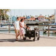 Poussette Wagon 4 Places Wonderfold W4 Elite Volcano Black