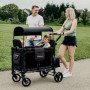 Poussette Wagon 4 Places Wonderfold W4 Elite Volcano Black