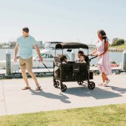 Poussette Wagon 4 Places Wonderfold W4 Elite Volcano Black