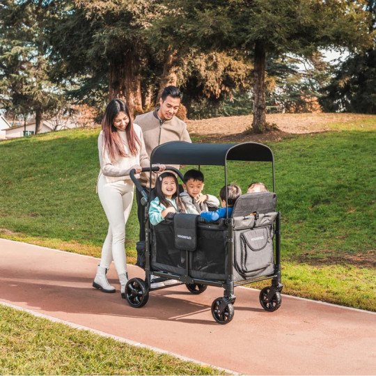 Poussette Wagon 4 Places Wonderfold W4 Elite Volcano Black