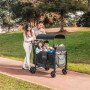 Poussette Wagon 4 Places Wonderfold W4 Elite Volcano Black