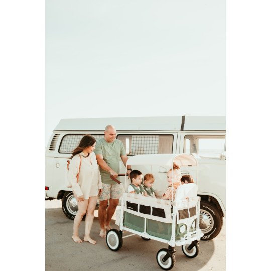 Wonderfold Volkswagen Vert Sauge – Poussette Wagon 4 Places Premium
