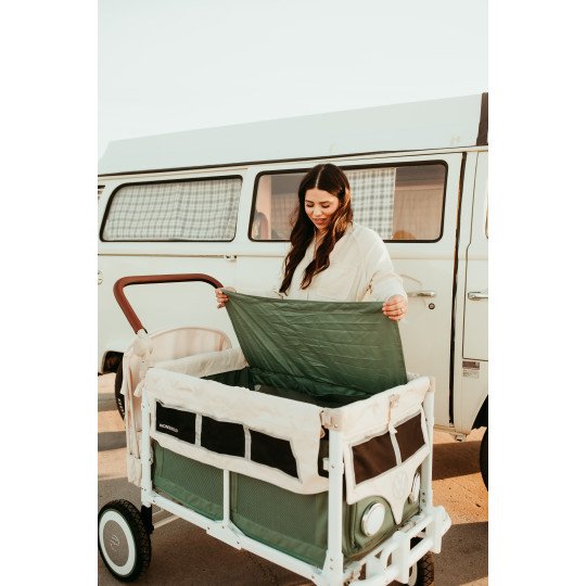 Wonderfold Volkswagen Vert Sauge – Poussette Wagon 4 Places Premium