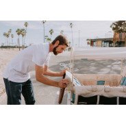 Poussette Wagon 4 Places Wonderfold Volkswagen Bondi Blue