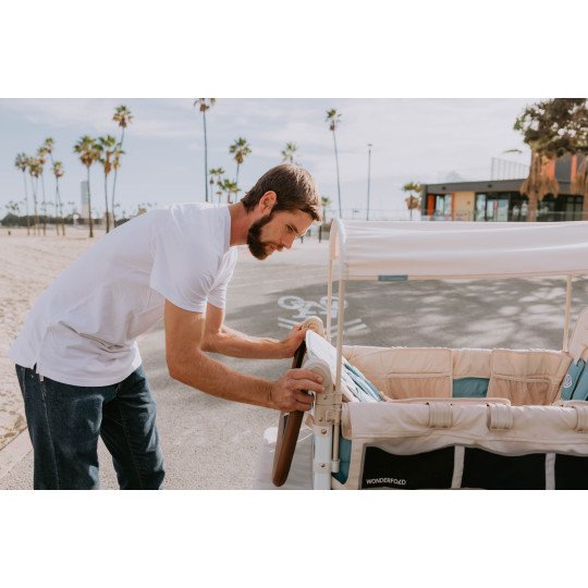 Poussette Wagon 4 Places Wonderfold Volkswagen Bondi Blue