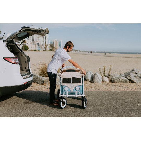 Poussette Wagon 4 Places Wonderfold Volkswagen Bondi Blue