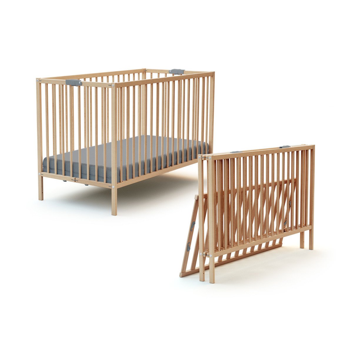Lit pliant bébé compact pour assistante maternelle