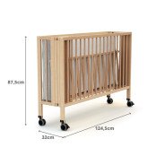 Lit pliant professionnel AT4 FLOW pour Assistante maternelle