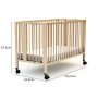Lit pliant professionnel AT4 FLOW pour Assistante maternelle