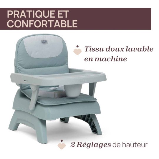 Réhausseur Bento Chicco : Siège repas bébé pliable